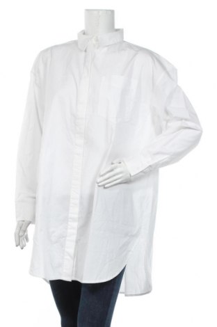 Γυναικείο πουκάμισο Guido Maria Kretschmer for About You, Μέγεθος L, Χρώμα Λευκό, Βαμβάκι, Τιμή 32,59 €