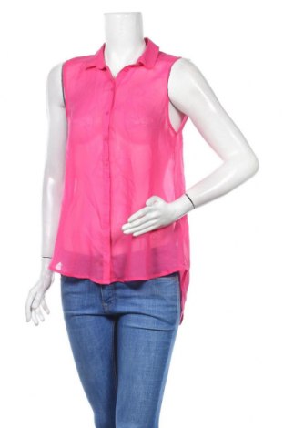 Дамска риза H&M, Размер M, Цвят Розов, Полиестер, Цена 25,20 лв.