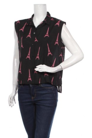 Γυναικείο πουκάμισο H&M, Μέγεθος M, Χρώμα Μαύρο, Πολυεστέρας, Τιμή 9,35 €