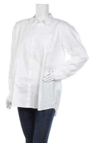 Γυναικείο πουκάμισο Karen by Simonsen, Μέγεθος M, Χρώμα Λευκό, Βαμβάκι, Τιμή 73,38 €