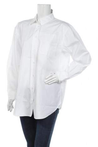Γυναικείο πουκάμισο Kaffe, Μέγεθος M, Χρώμα Λευκό, 80% πολυεστέρας, 20% βαμβάκι, Τιμή 39,87 €