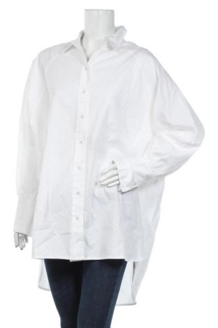 Дамска риза Selected Femme, Размер L, Цвят Бял, Памук, Цена 69,30 лв.