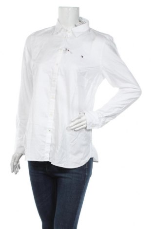 Дамска риза Tommy Hilfiger, Размер M, Цвят Бял, Памук, Цена 132,30 лв.
