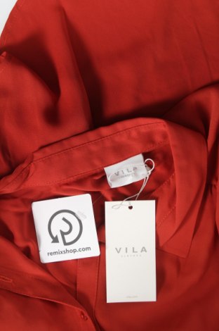 Γυναικείο πουκάμισο Vila, Μέγεθος XS, Χρώμα Πορτοκαλί, 100% πολυεστέρας, Τιμή 14,23 €