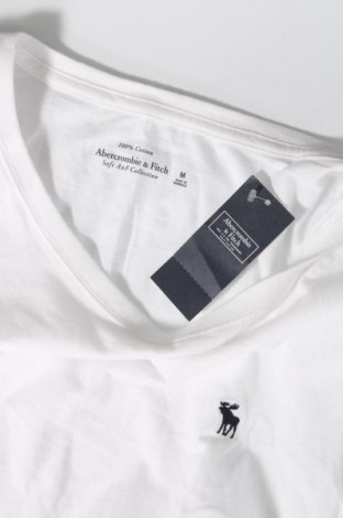 Damen T-Shirt Abercrombie & Fitch, Größe M, Farbe Weiß, Baumwolle, Preis 30,23 €