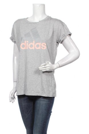 Tricou de femei Adidas, Mărime M, Culoare Gri, Bumbac, Preț 92,84 Lei