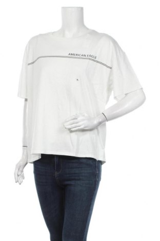 Damen T-Shirt American Eagle, Größe XL, Farbe Weiß, Baumwolle, Preis 8,74 €