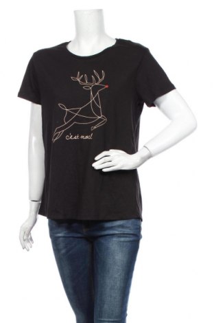 Damen T-Shirt Anko, Größe XL, Farbe Schwarz, 60% Baumwolle, 40% Polyester, Preis 26,44 €