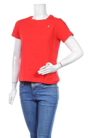 Γυναικείο t-shirt Champion, Μέγεθος XS, Χρώμα Κόκκινο, Βαμβάκι, Τιμή 20,10 €