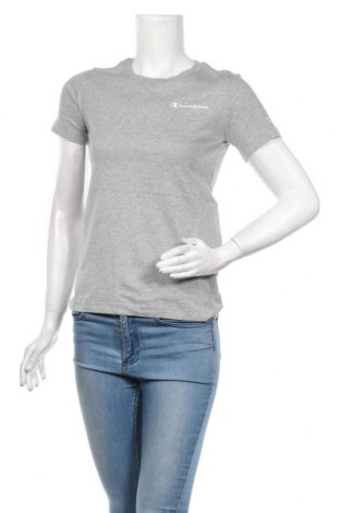 Γυναικείο t-shirt Champion, Μέγεθος XS, Χρώμα Γκρί, Βαμβάκι, Τιμή 18,76 €