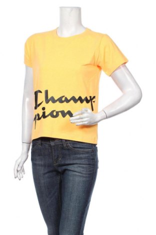 Damski T-shirt Champion, Rozmiar XS, Kolor Pomarańczowy, 56% bawełna, 38% poliester, 6% elastyna, Cena 97,02 zł