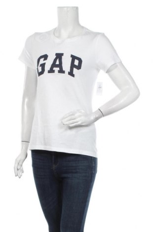 Γυναικείο t-shirt Gap, Μέγεθος M, Χρώμα Λευκό, Βαμβάκι, Τιμή 16,42 €