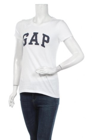 Γυναικείο t-shirt Gap, Μέγεθος S, Χρώμα Λευκό, Βαμβάκι, Τιμή 15,41 €