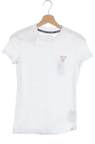 Damen T-Shirt Guess, Größe XS, Farbe Weiß, 95% Baumwolle, 5% Elastan, Preis 30,54 €