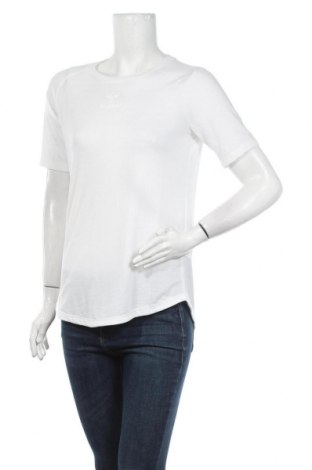 Damen T-Shirt Hummel, Größe M, Farbe Weiß, Baumwolle, Preis 11,37 €