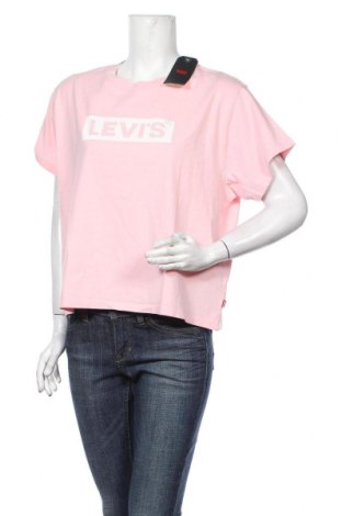 Damski T-shirt Levi's, Rozmiar L, Kolor Różowy, Bawełna, Cena 128,74 zł