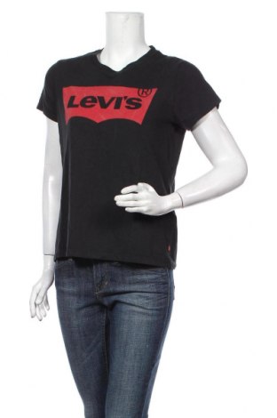 Дамска тениска Levi's, Размер L, Цвят Черен, Памук, Цена 43,40 лв.