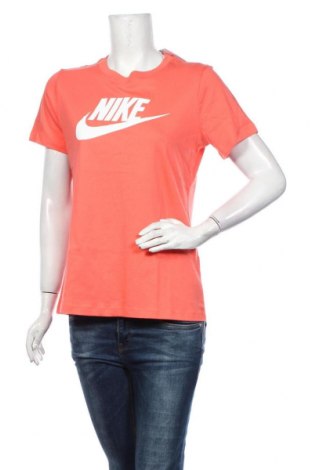 Damen T-Shirt Nike, Größe M, Farbe Rosa, Baumwolle, Preis 24,90 €