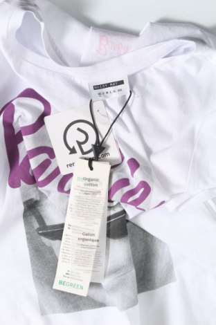 Γυναικείο t-shirt Noisy May, Μέγεθος XS, Χρώμα Λευκό, Βαμβάκι, Τιμή 13,92 €