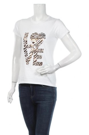 Γυναικείο t-shirt Please, Μέγεθος S, Χρώμα Λευκό, Βαμβάκι, Τιμή 20,63 €