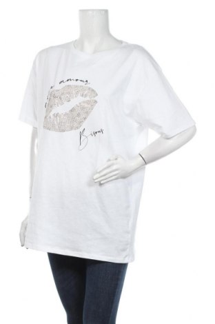 Damen T-Shirt River Island, Größe M, Farbe Weiß, Baumwolle, Preis 18,94 €