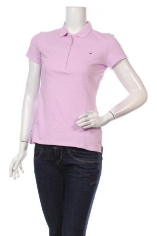 Γυναικείο t-shirt Tommy Hilfiger, Μέγεθος S, Χρώμα Ρόζ , 96% βαμβάκι, 4% ελαστάνη, Τιμή 32,15 €