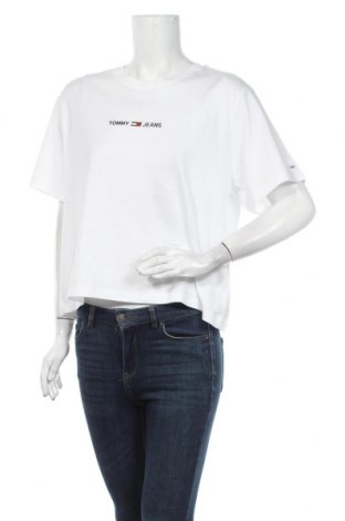 Γυναικείο t-shirt Tommy Hilfiger, Μέγεθος XL, Χρώμα Λευκό, Βαμβάκι, Τιμή 28,50 €