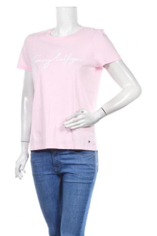 Γυναικείο t-shirt Tommy Hilfiger, Μέγεθος S, Χρώμα Ρόζ , Βαμβάκι, Τιμή 28,50 €