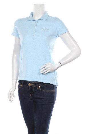 Dámské tričko Tommy Hilfiger, Velikost L, Barva Modrá, 99% bavlna, 1% kovové nitě, Cena  574,00 Kč