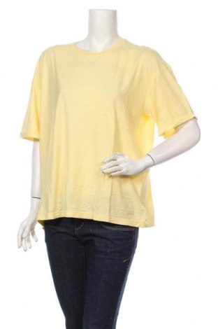 Damen T-Shirt United Colors Of Benetton, Größe L, Farbe Gelb, 100% Baumwolle, Preis 18,94 €