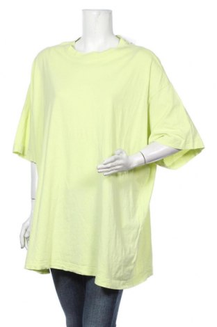 Дамска тениска Weekday, Размер L, Цвят Зелен, Памук, Цена 13,92 лв.