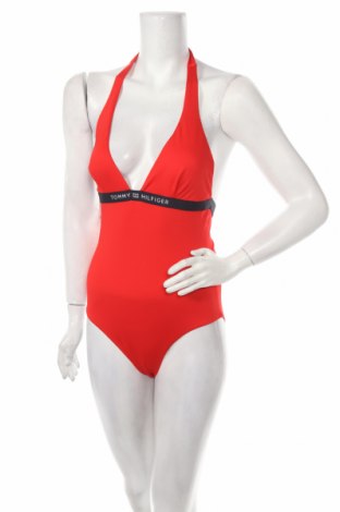 Dámské plavky  Tommy Hilfiger, Velikost S, Barva Červená, 85% polyester, 15% elastan, Cena  1 511,00 Kč