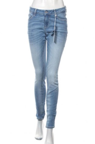 Damskie jeansy Guess, Rozmiar L, Kolor Niebieski, 92% bawełna, 7% poliester, 1% elastyna, Cena 369,48 zł