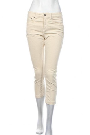 Pantaloni de velvet de femei Drykorn for beautiful people, Mărime M, Culoare Bej, 78% bumbac, 20% modal, 2% elastan, Preț 179,05 Lei