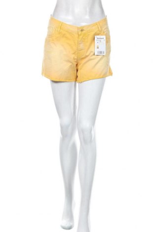 Γυναικείο κοντό παντελόνι Desigual, Μέγεθος M, Χρώμα Κίτρινο, Βαμβάκι, Τιμή 44,54 €