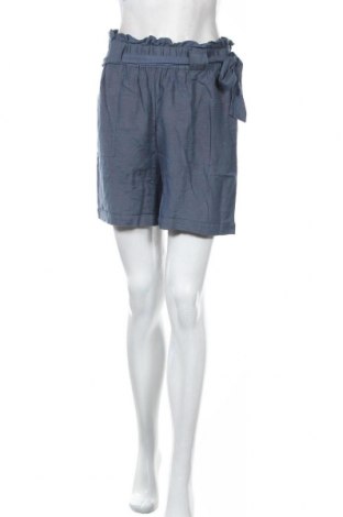 Γυναικείο κοντό παντελόνι ONLY, Μέγεθος M, Χρώμα Μπλέ, 50% βισκόζη, 40% βαμβάκι, 10% λινό, Τιμή 16,70 €