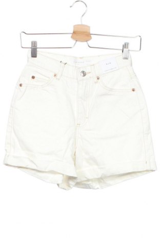 Дамски къс панталон Topshop, Размер XS, Цвят Бял, Памук, Цена 44,85 лв.