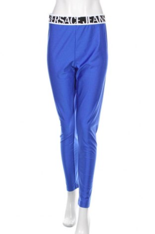 Damskie legginsy Versace Jeans, Rozmiar S, Kolor Niebieski, 80% poliamid, 20% elastyna, Cena 595,20 zł