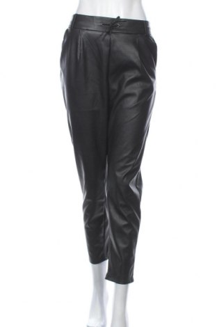 Γυναικείο παντελόνι δερμάτινο ONLY, Μέγεθος L, Χρώμα Μαύρο, Δερματίνη, Τιμή 24,03 €