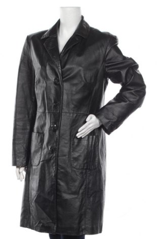 Dámsky kožený prechodný kabát  French Connection, Veľkosť L, Farba Čierna, Pravá koža , Cena  92,99 €