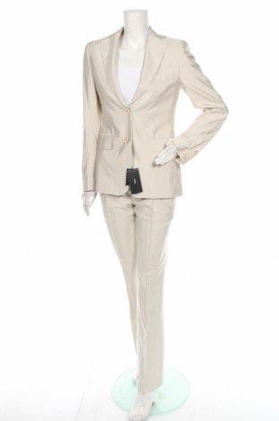 Costum de femei Hugo Boss, Mărime M, Culoare Bej, 59% bumbac, 41% mătase, Preț 1.763,16 Lei