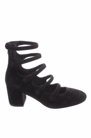 Дамски обувки What For, Размер 36, Цвят Черен, Естествен велур, Цена 131,60 лв.