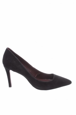 Дамски обувки Zara Trafaluc, Размер 36, Цвят Черен, Естествен велур, Цена 48,00 лв.