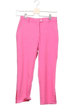 Дамски панталон, Размер XS, Цвят Розов, 96% полиестер, 4% еластан, Цена 36,75 лв.