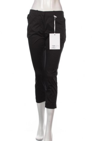 Дамски панталон Love Moschino, Размер S, Цвят Черен, 97% памук, 3% еластан, Цена 282,87 лв.