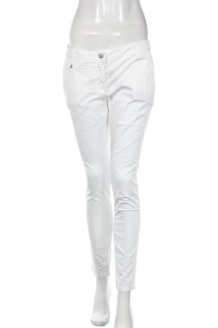 Pantaloni de femei Nero Giardini, Mărime M, Culoare Alb, 98% bumbac, 2% elastan, Preț 449,01 Lei