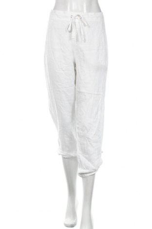 Дамски панталон Target, Размер XXL, Цвят Бял, Лен, Цена 45,15 лв.