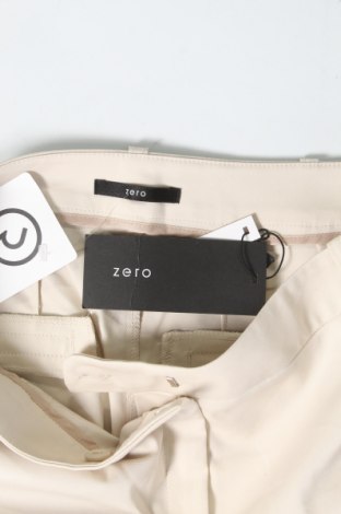 Дамски панталон Zero, Размер M, Цвят Бежов, 60% памук, 37% полиамид, 3% еластан, Цена 55,60 лв.