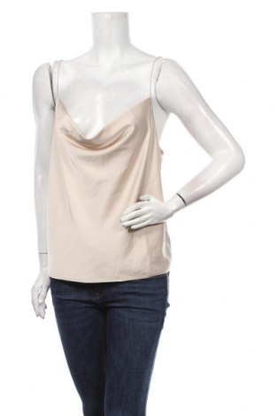 Γυναικείο αμάνικο μπλουζάκι About You, Μέγεθος XL, Χρώμα  Μπέζ, 98% πολυεστέρας, 2% ελαστάνη, Τιμή 13,07 €