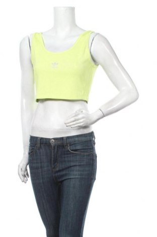 Γυναικείο αμάνικο μπλουζάκι Adidas Originals, Μέγεθος L, Χρώμα Πράσινο, 95% πολυεστέρας, 5% ελαστάνη, Τιμή 18,25 €